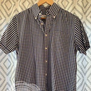 Jack Spade Plaid Short Sleeve Shirt - Men's S